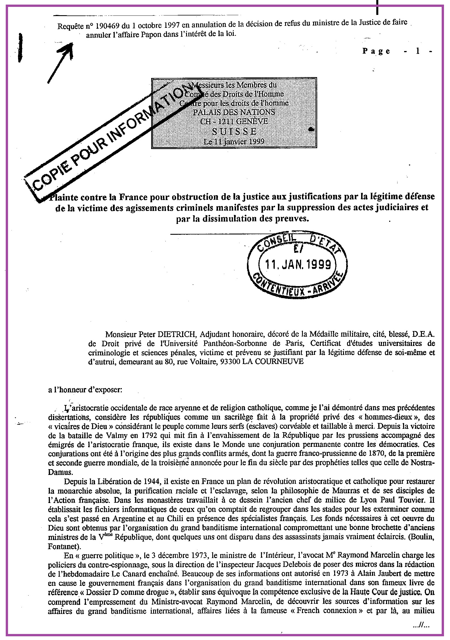 ONU Papon Conseil d'Etat.