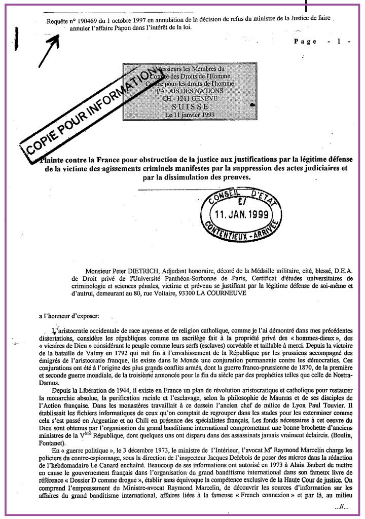 ONU Papon Conseil d'Etat.