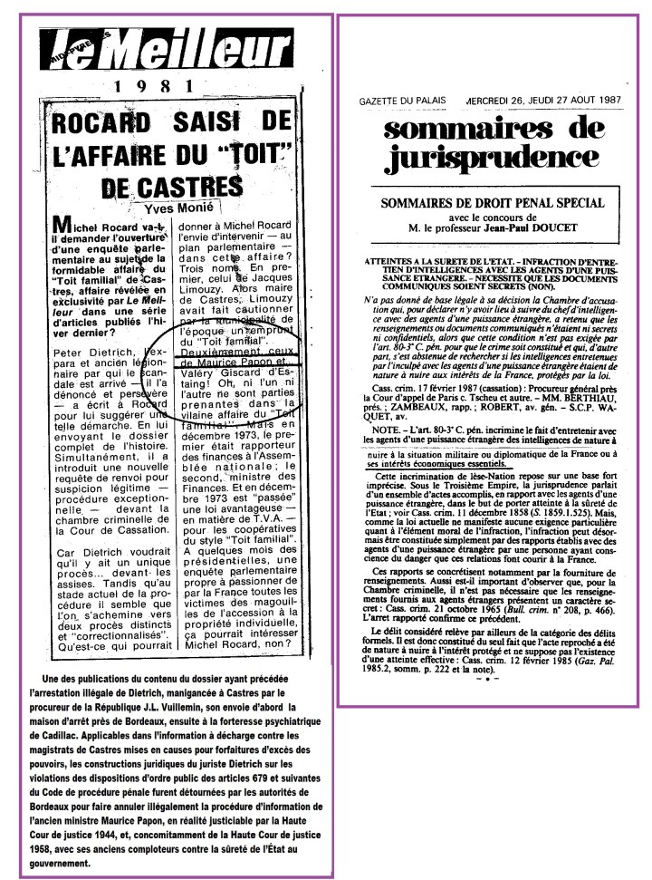 Roccard intérets économiques Toit Castres