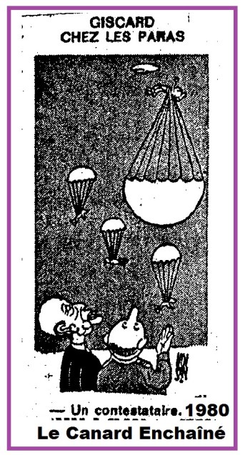 Giscard chez les Paras