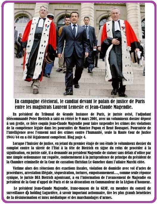 Magendie Réréré TGI Pariis Papon Bousquet