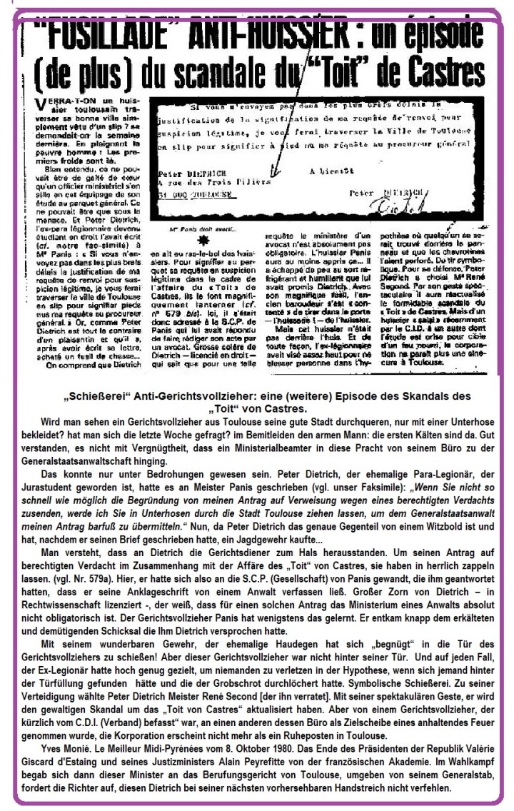 Fusillade D Schießerei Anti Gerichtsvollzieher