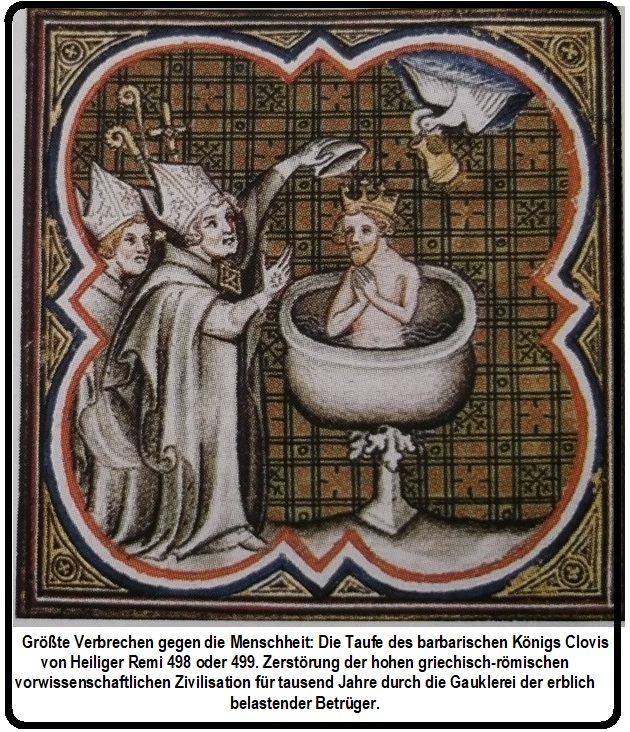 Clovis I ALL baptême par Saint Rémi
